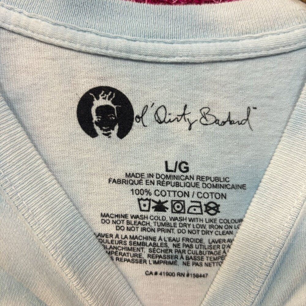Wutang clan Ol' Dirty Bastard Return to 36 Chambers 1995 tiedye tshirt size larg - Picture 4 of 4